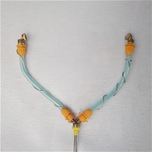 葱喷头喷雾器喷头农用雾化喷药喷头打葱喷头双头喷头