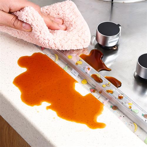 厨房水槽防水贴浴室化妆室防水条垫水池挡水条防霉瓦斯炉美缝贴条