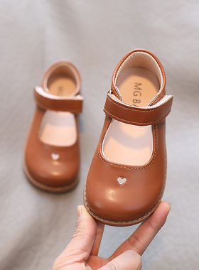 Girls School Retro Leather Shoes Autumn Spring  New Korean