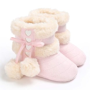 Colors Indoor Snow Balls Fluff Warm Boots Baby Winter 2023