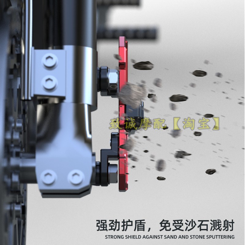 适用小牛电动车U2 B2 MQIL G400卡钳下泵保护罩盖装饰改装配件