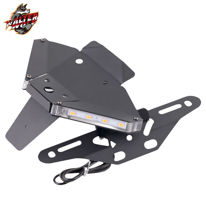 适用于DUCATI Panigale V4短尾后牌架摩托车改装牌照支架配件