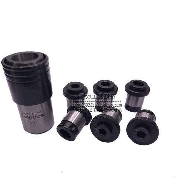 南京三鼎J4020T型螺丝攻夹头台式钻牀夹套主体攻丝夹头J4020TB22