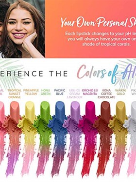 Magic Kiss Pack of 12 Color Changing Aloe Vera Lipstick set