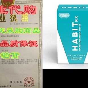 80% Alcohol Germs Hand Common Wipes 99.9% HABITRX Kills