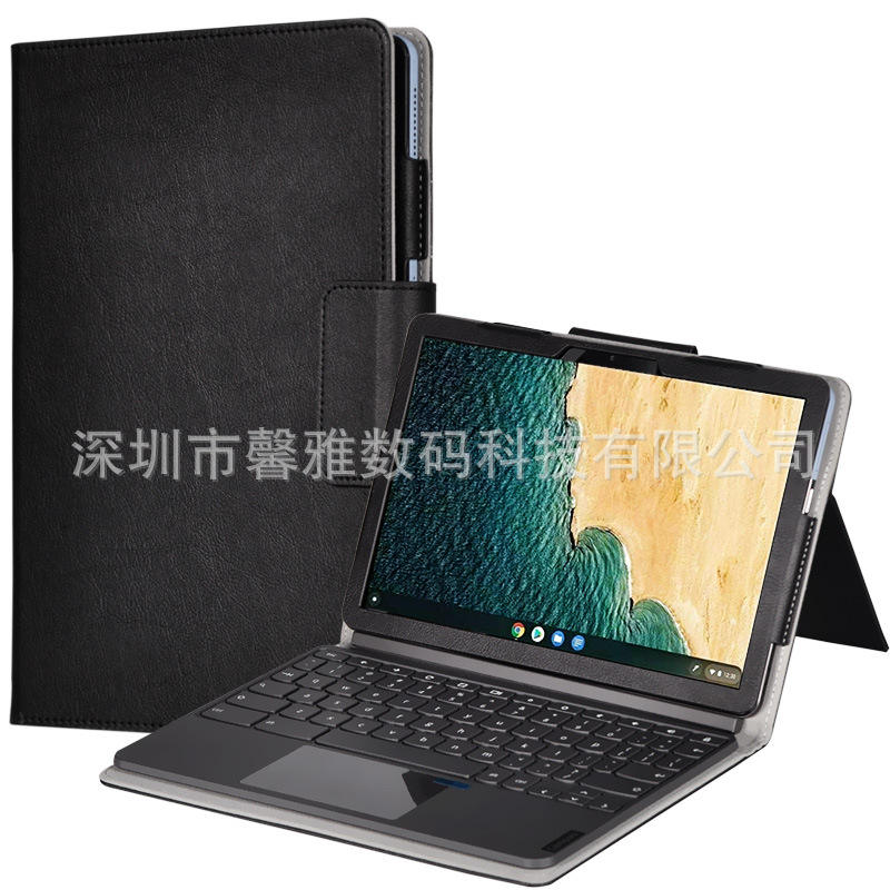 适用Chromebook Duet保护套CT-X636F/N键盘皮套PU支架10.1