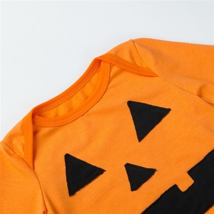 Infant Baby Girl Boy Pumpkin Romper Outfits Halloween