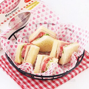 50 Sheets Wax Paper Food Grade Grease Paper Food Wrappers Fr