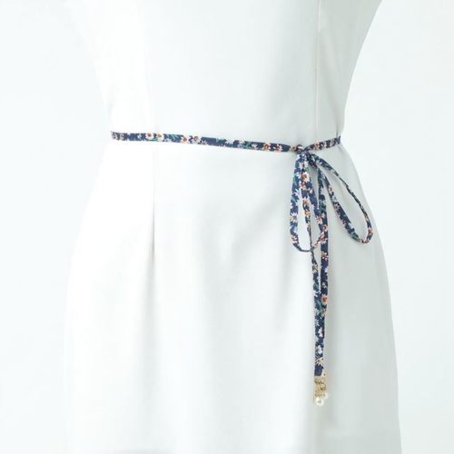 Floral skirt belt rope Korean version versatile fine belt ha