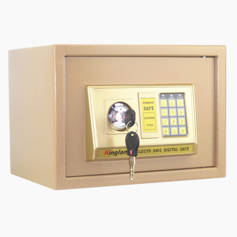 包邮全钢25cm小型迷你家用入墙商用办公保险箱密码防盗床头保险柜