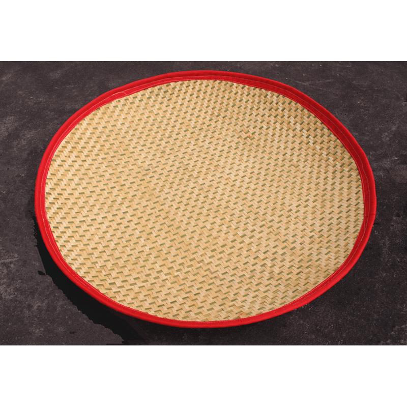 手工竹编织品 制茶用具 加布软弧 软甲 竹编 竹匾软簸箕 搅拌茶叶