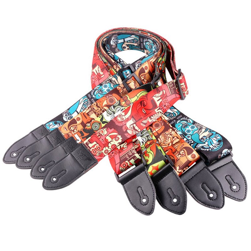 吉他背带经典款民谣吉他背带舞台表演电吉他贝司个性带子肩带加宽