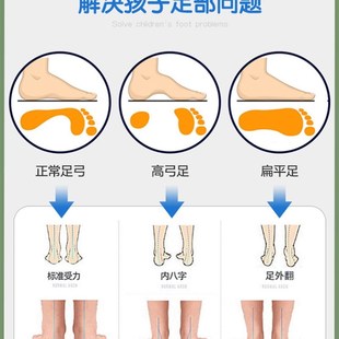 矫形垫纠正白家用支撑夏季防滑平底防臭男女扁平足专用鞋儿童拖鞋