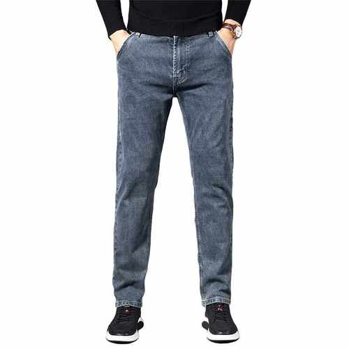 ICPANS Autumn Summer Denim Jeans Men Straight Sretch Regular