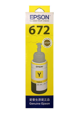 爱普生T6724黄色墨水补充装适用L220/L310/L313/L211/L360/L380/.