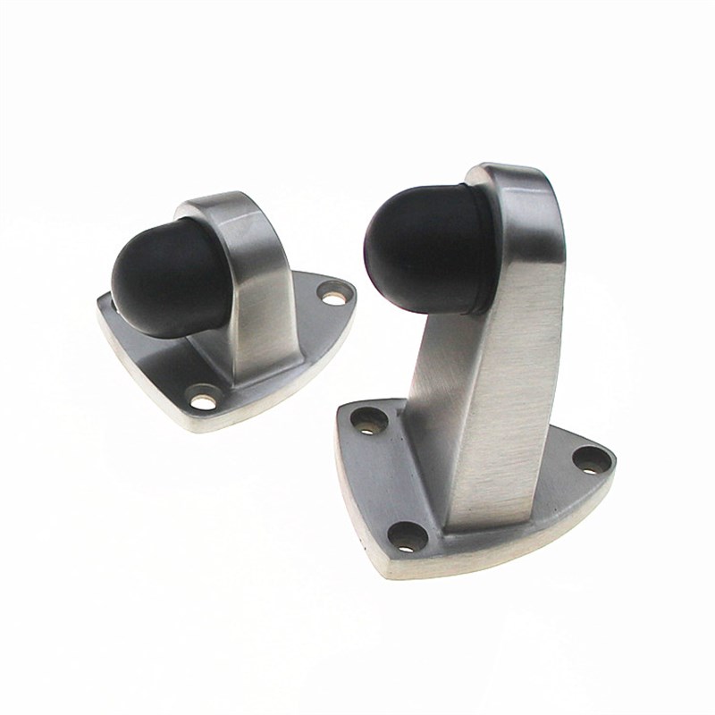 304不锈钢防撞门挡阻门器三角形橡胶门碰门吸门阻顶门防撞限位器