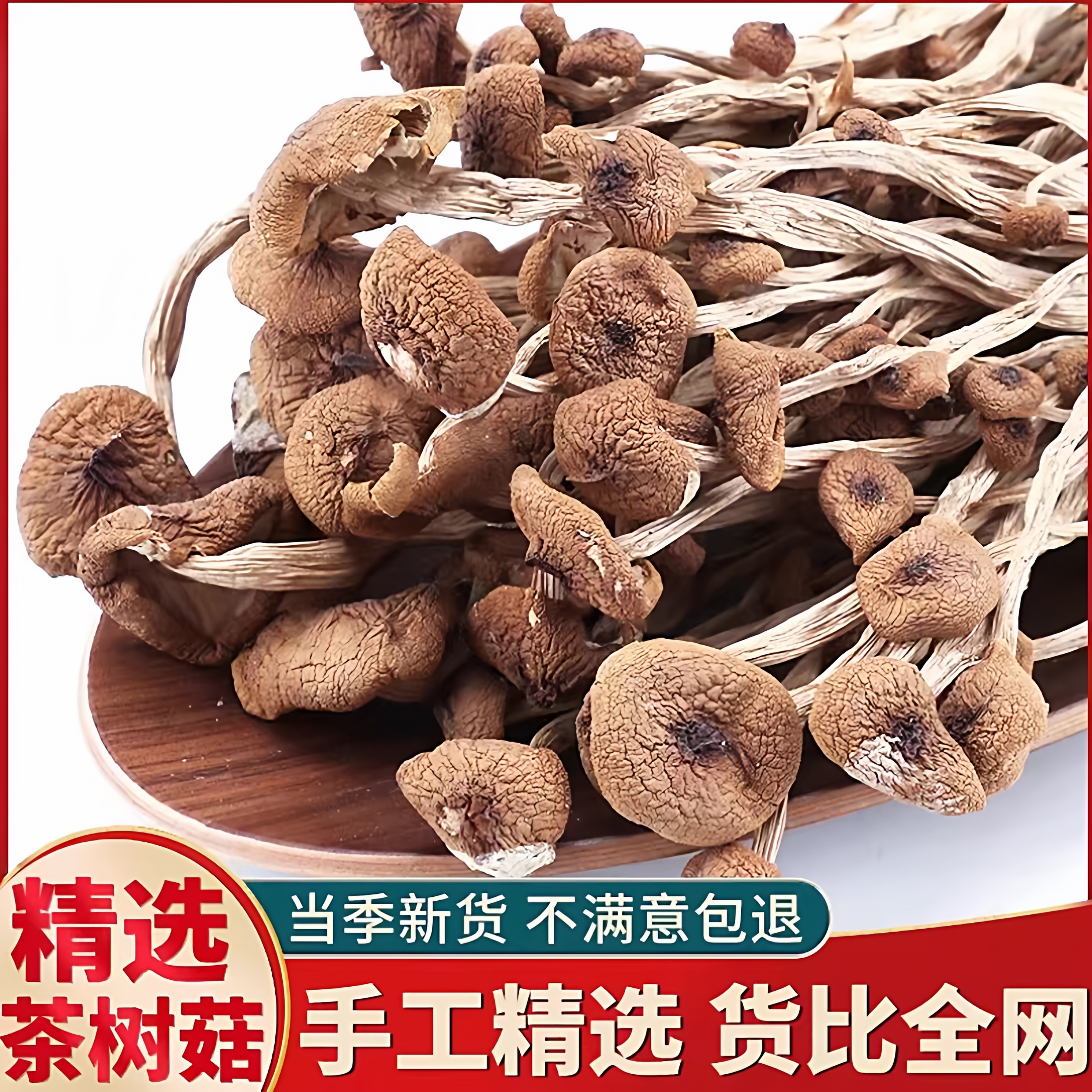 福建古田正宗茶树菇农家新货香菇干货菌菇虫草毛重煲汤营养丰富
