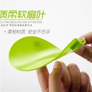 软矽胶扇叶 学生台夹扇 清新绿软矽胶扇叶 28绿 中联FF01