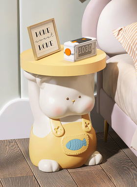 躲猫猫落地小边几沙发边客厅床头茶几家居装饰品摆件乔迁新居礼品