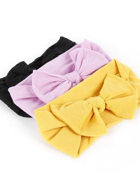 1 piece Soft Baby Headband Elastic Knot Turban Nylon Headban