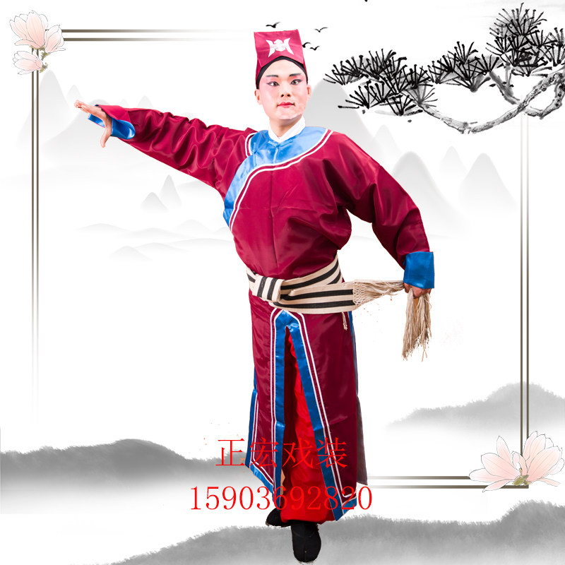 新品邹料素剑衣戏曲戏剧衙役服饰公差捕快班头服装解差捕头武生素