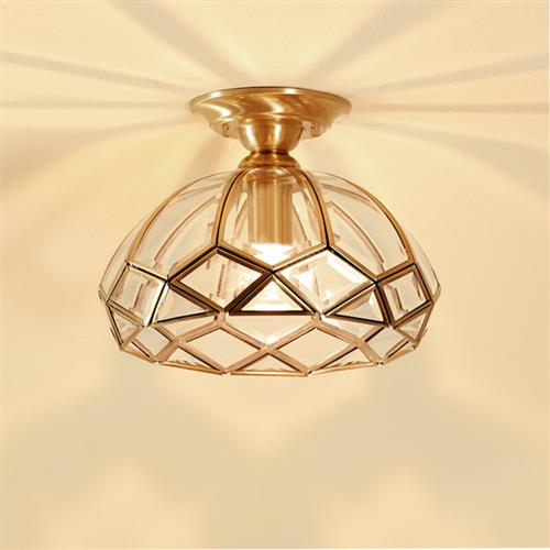 新 欧式全铜灯美式走廊灯北欧小玄关入户阳台灯具现代简约过道