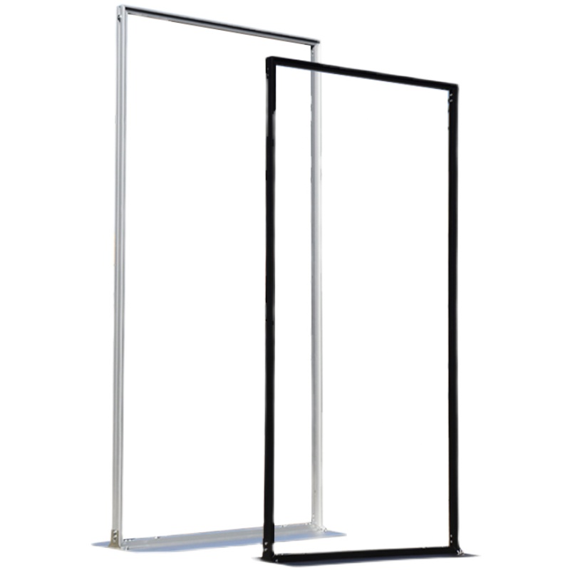 丽屏展架立式落地式展示牌铝合金卡槽8F0x180门型展架双面宣传支