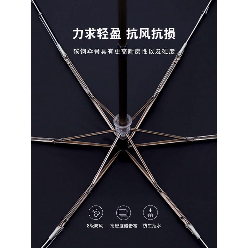 一把精致的d雨伞s~~89g超轻小巧便携三折全自动伞女晴雨两用纯色