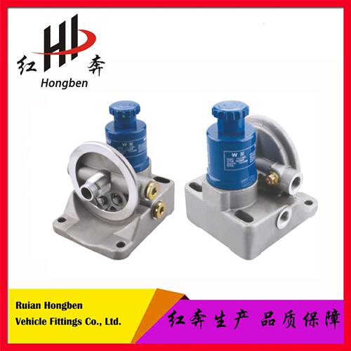商用车柴油滤座 铝座 PL420高压泵 柴油滤清器油水分离器底座