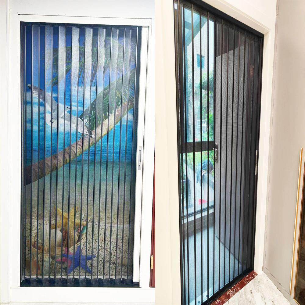 折叠推拉式铝合金纱门家用纱窗门防蚊虫门免打孔卧室门帘简易,居家布艺,窗纱,淘宝优惠券,粉丝福利购,淘宝优惠卷