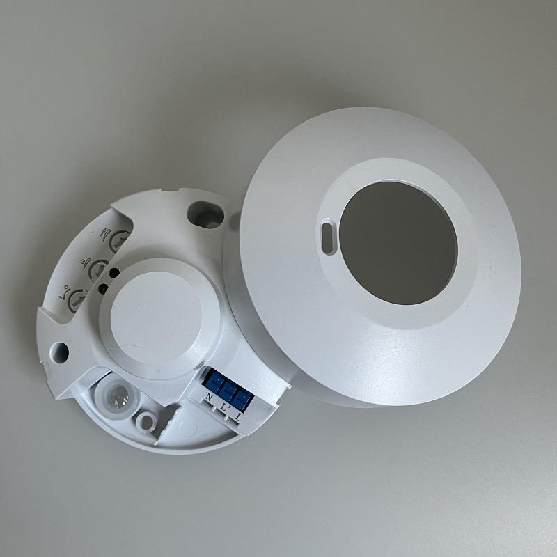 微波感应220V吸顶式安装5.8G微波开关感应器感应开关圆形雷达感应