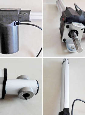 手摇 电动两用推杆12v24v36v4E8v直流电机电动开窗器升降器伸缩