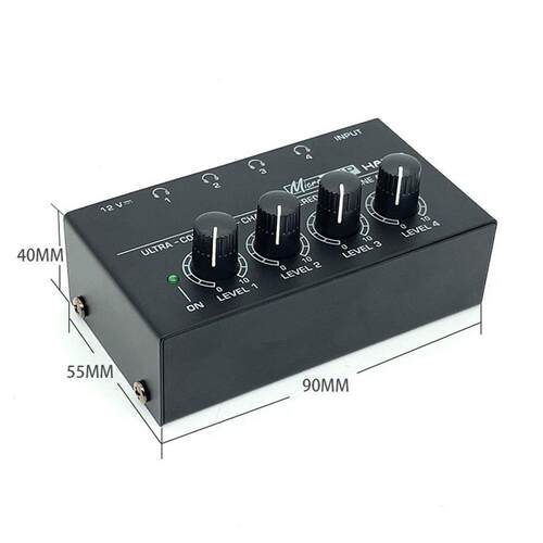 适配HA400 4路耳机放大器 Headphone Amplifier耳放 一进四出