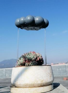 适配庭院植物花园装饰品摆件植物浇水雨云Plant Watering Rain Cl