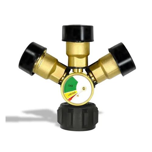 亚马逊北美ebay煤气罐丙烷瓦斯QCC转接头3Y充气接头阀门燃气铜阀