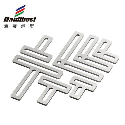 可调长孔直片不锈钢角码90度t型家具层板固定器L型支架角铁连接件