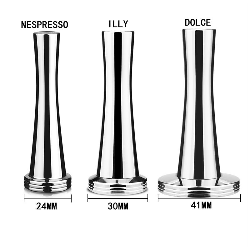 适配iCafilas咖啡压粉棒不锈钢实心粉锤雀巢多趣dolce nespresso