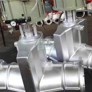 气动管夹阀 手动浆液阀胶管阀(管夹阀) 气动胶管阀气缸式管夹阀