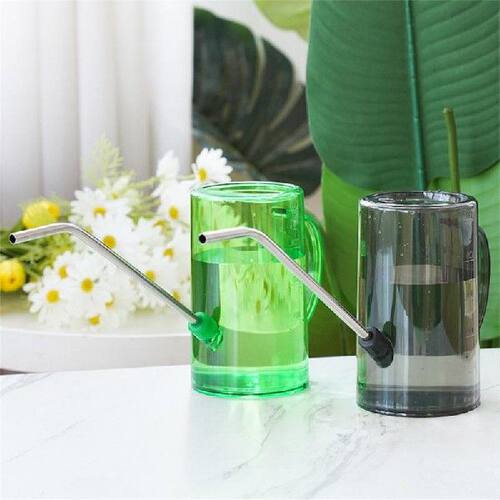 好货Large-capacity Long Mouth Watering Can Transparent Flowe