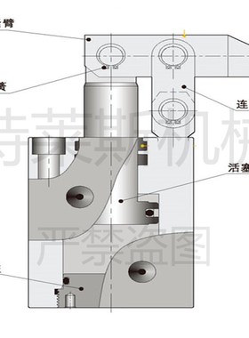 新款上法兰油压缸  杠杆油缸 油路板杠杆缸 HLC CHLC 液压缸品