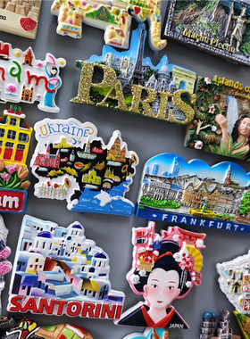 Fridge Magnets Peru Israel Romania Thailand Frankfurt Czech