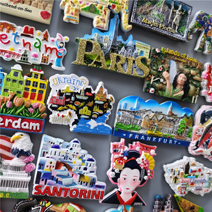 Israel Peru Romania Thailand Czech Fridge Frankfurt Magnets