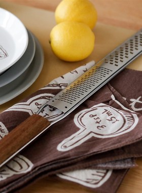 Stainless steel cheese grater lemon peel zester kitchen