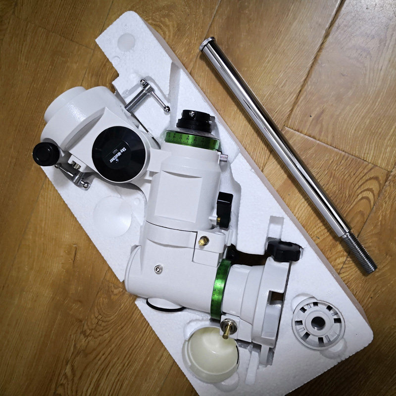 信达小黑EQ3d赤道仪本体+重锤杆+调节杆(不带极轴,三脚架)