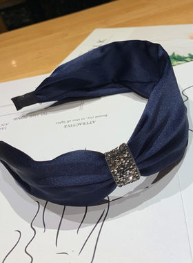 South Koreas new high-grade hair accessories solid color c