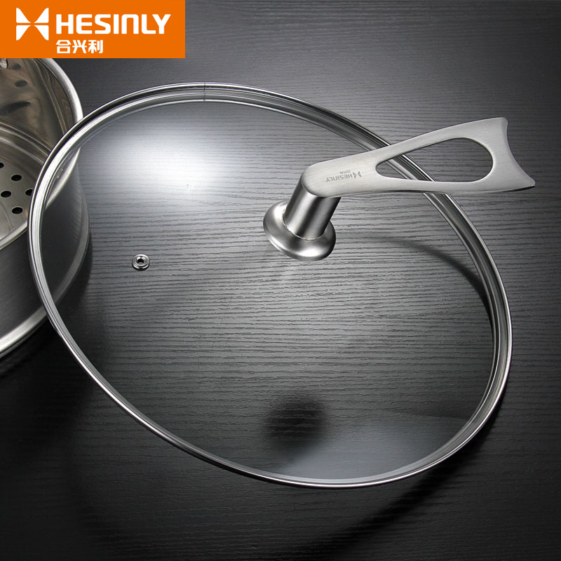 玻璃锅盖家用砂锅煎炒菜锅盖子30小18cm20玻璃盖24可立26厘米34寸