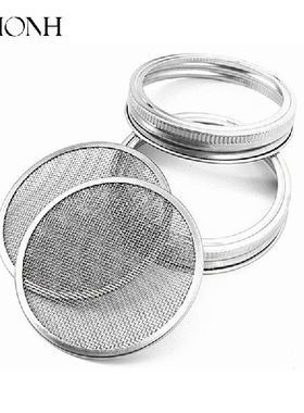 Stainless Steel Flour Sieve Garden Sprouting Lids Home