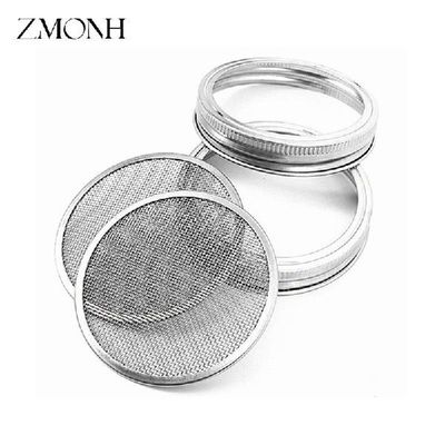 Stainless Steel Flour Sieve Garden Sprouting Lids Home