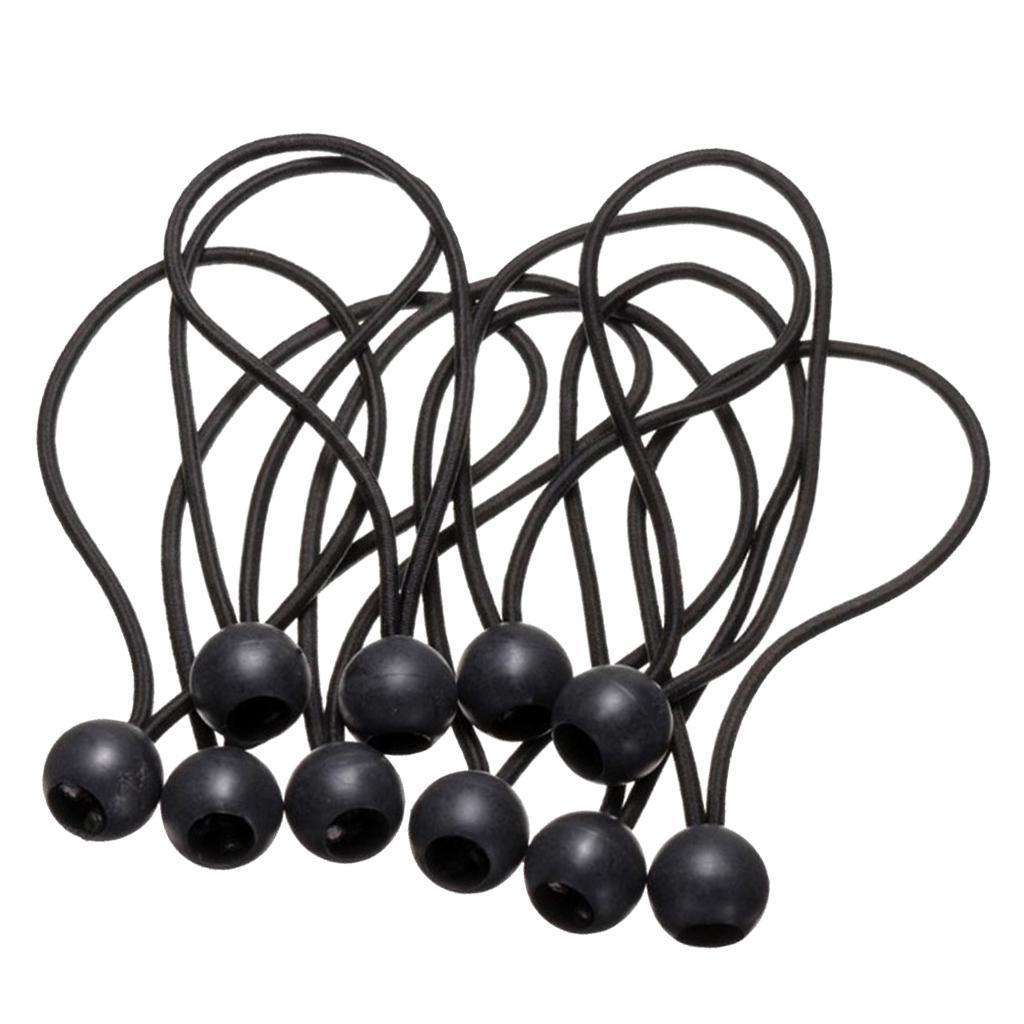 10x Ball Tent Fixing Cords Wire for Tarpaulin Trailer Tarp