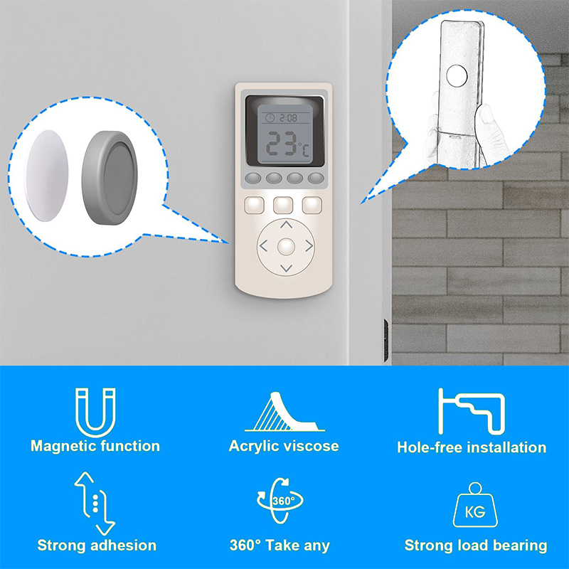 2Set Magnetic Hooks Strong Wall Mount Holder Hook for Fridge